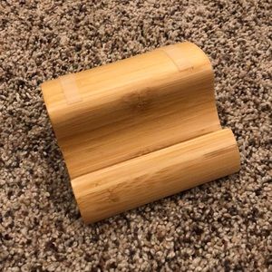 Bamboo phone stand